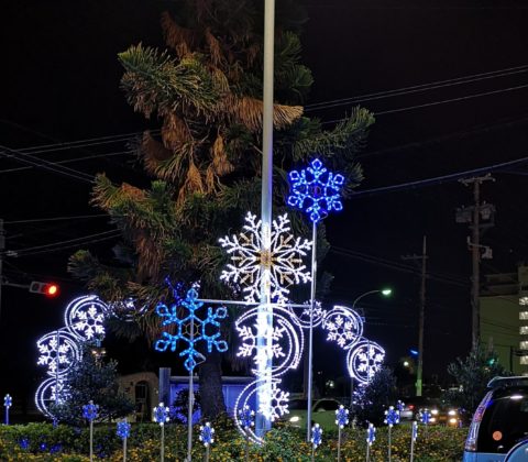 ショッピングセンター　イルミネーション